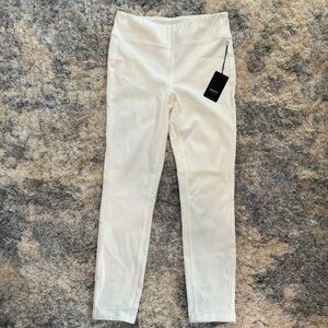 Peach brand stretch white denim leggings